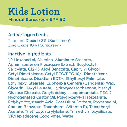 Blue Lizard Kids mineral sunscreen packaging group