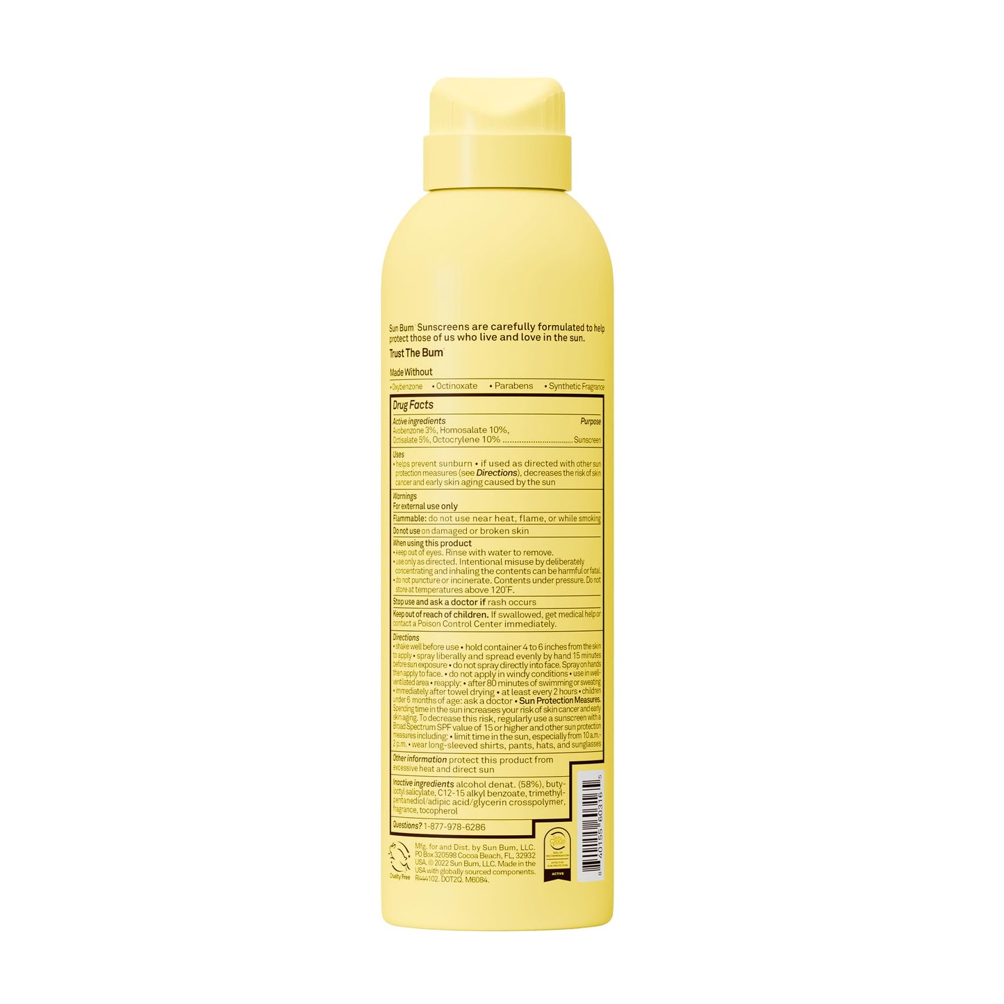Sun Bum Kids SPF 50 clear spray texture demonstration