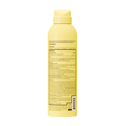 Sun Bum Kids SPF 50 clear spray texture demonstration