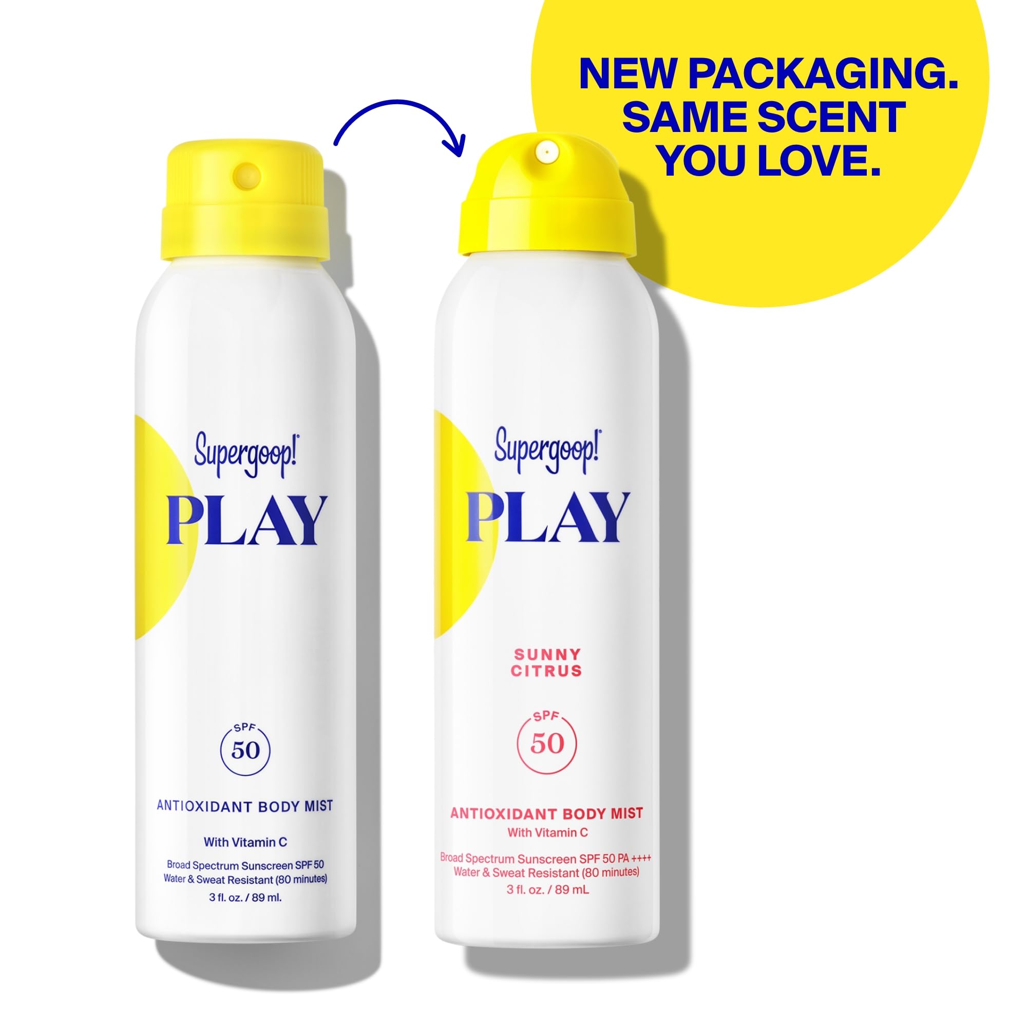 Supergoop Play sunscreen spray bottle 2 pack set