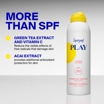 Authentic Supergoop Play sunscreen packaging details