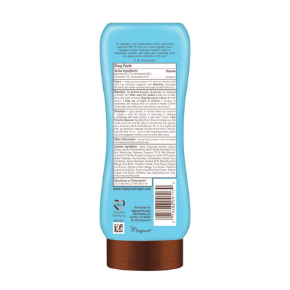 Authentic Hawaiian Tropic sunscreen bottle for outdoor sports protection