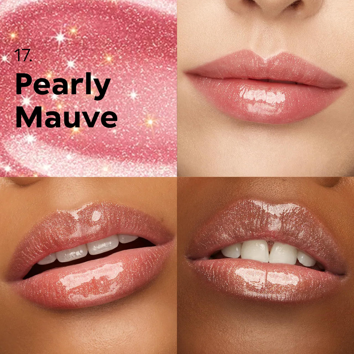 Kiko Milano Pearly Mauve lip gloss tube showing shade color