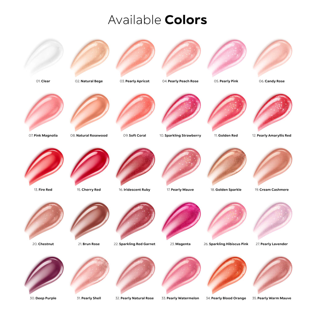 Kiko Milano moisturizing lip gloss swatch on skin