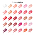 Kiko Milano moisturizing lip gloss swatch on skin