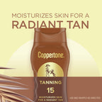 Coppertone broad spectrum sunscreen bottle cap open