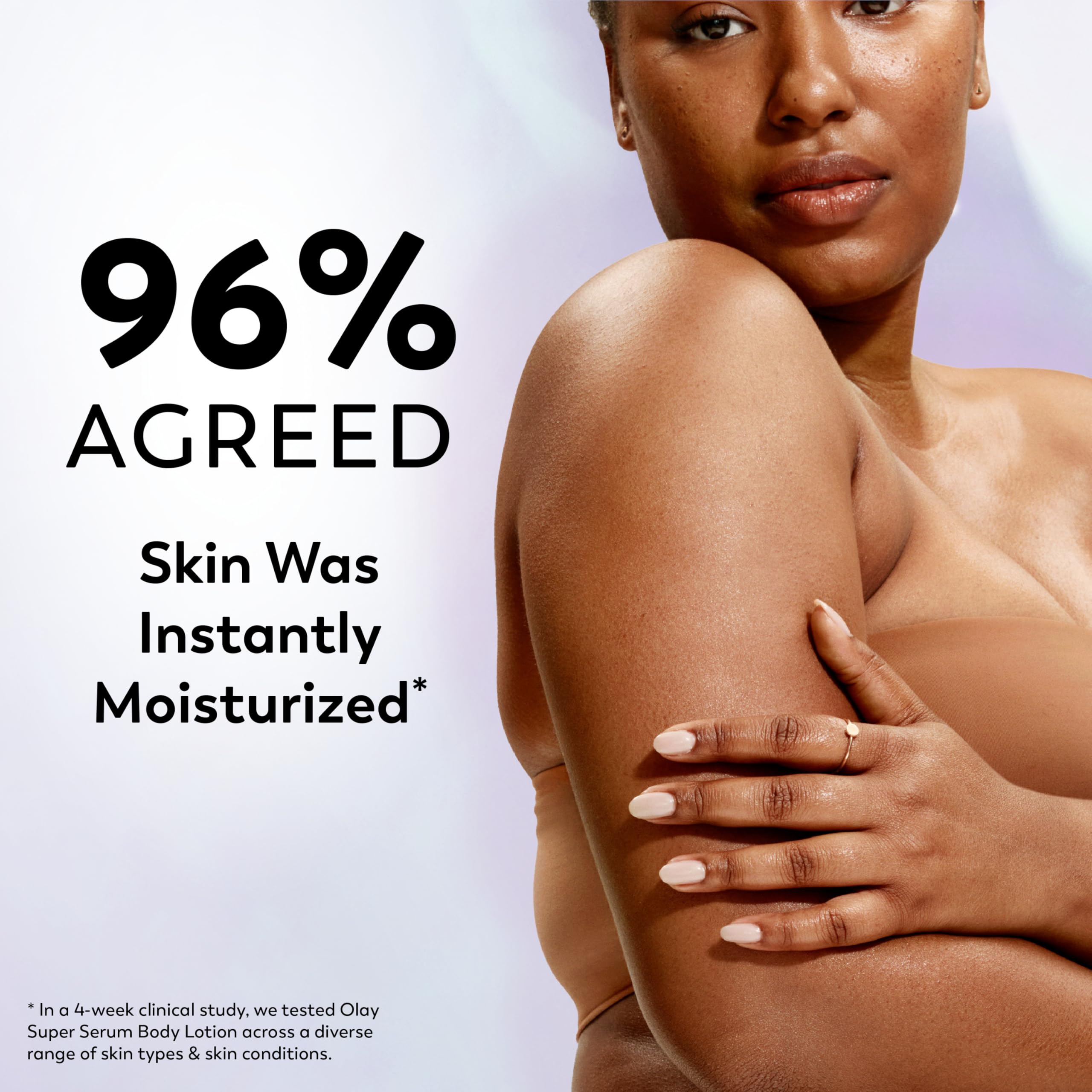 Olay Super Serum texture and consistency showcase