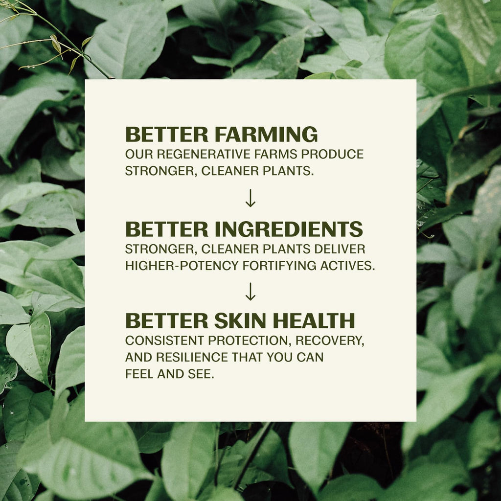 Close up of Thrive sunscreen texture and non-nano zinc formula