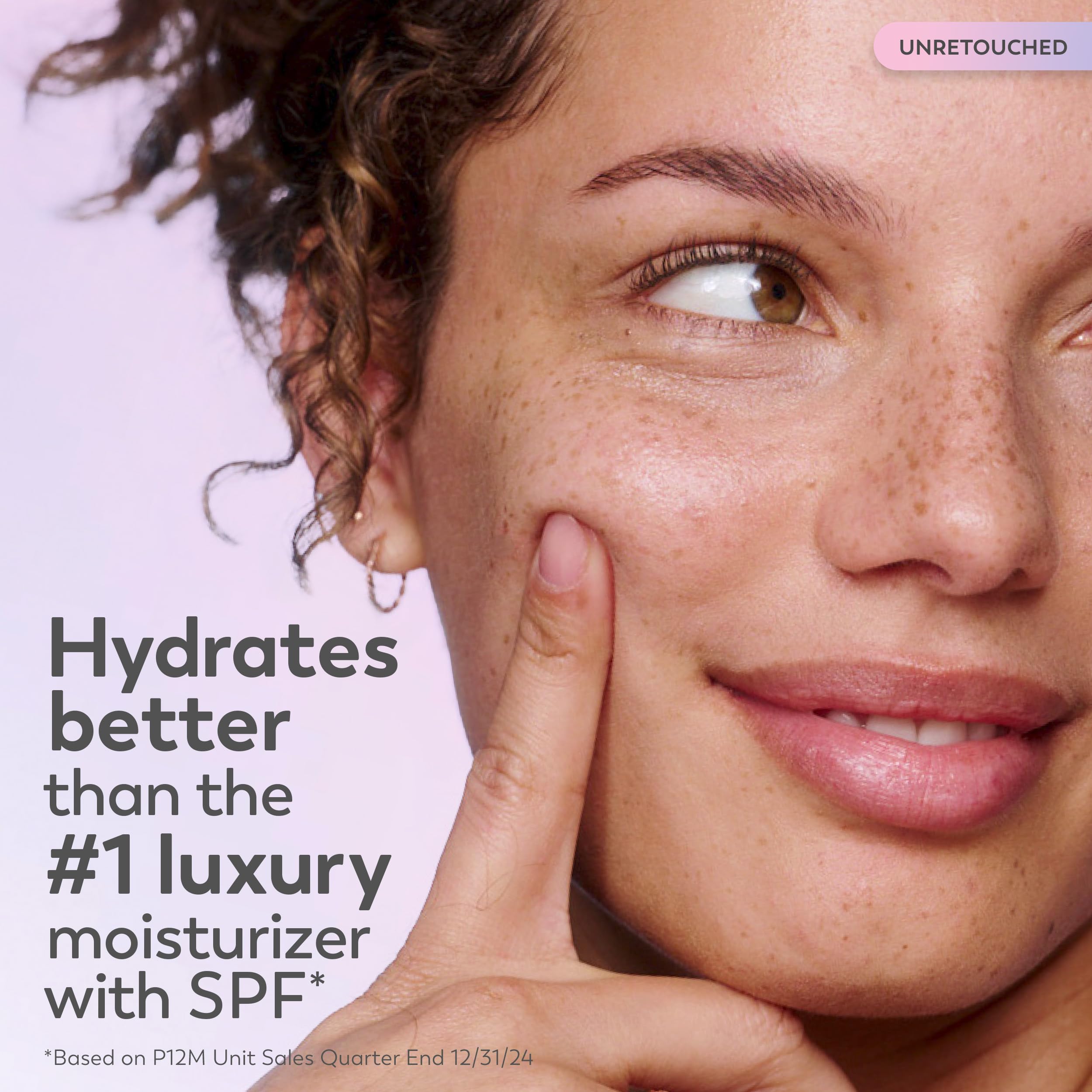 Olay Super Cream With Sunscreen SPF 30 texture shot of fast absorbing formula.