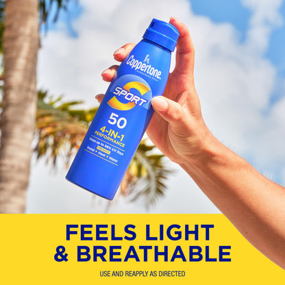 Group shot of the Coppertone Sport SPF 30 pack of 2