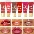 Azen color lip oil squeeze tubes close up