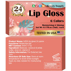 Azen bulk lip gloss set retail packaging view