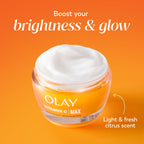 Olay Regenerist Vitamin C And Peptide 24 MAX Face Moisturizer lifestyle application shot