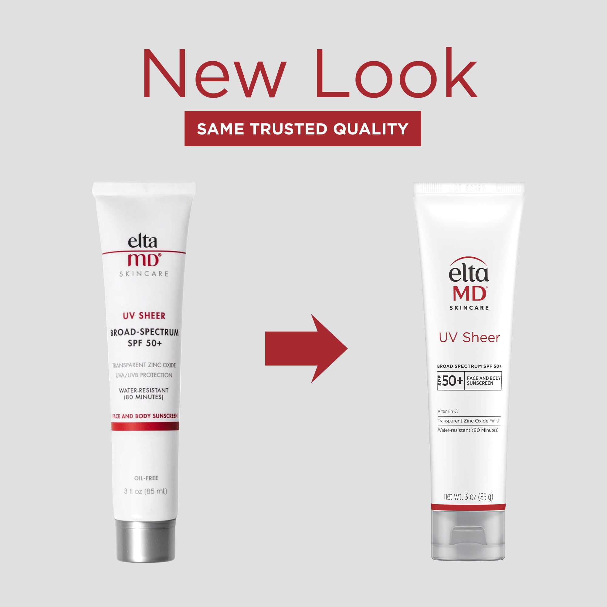 EltaMD UV Sheer mineral sunscreen packaging details