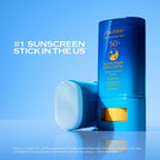 Shiseido sunscreen stick showing twist up mechanism