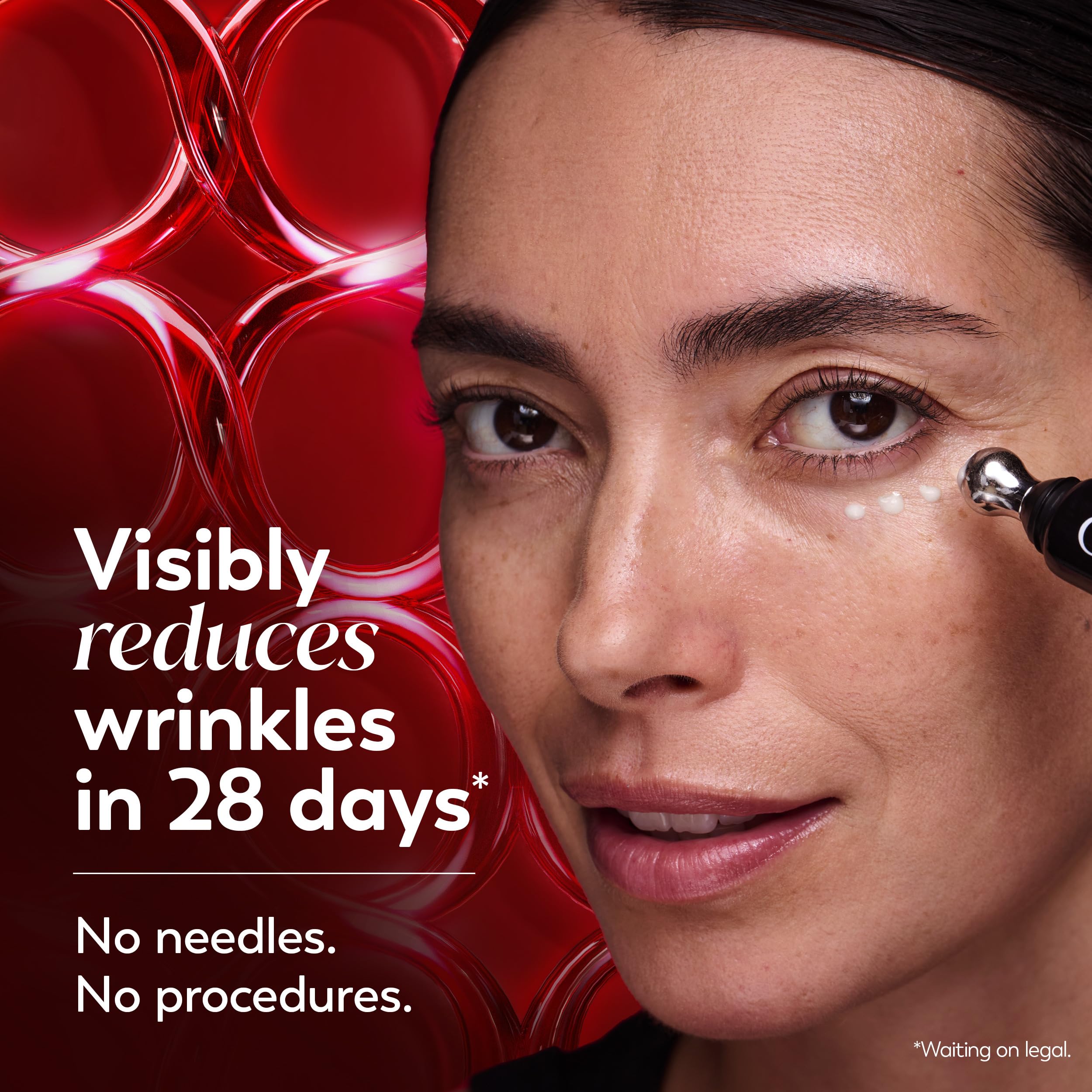 Olay anti aging eye wrinkle cream tube with rollerball