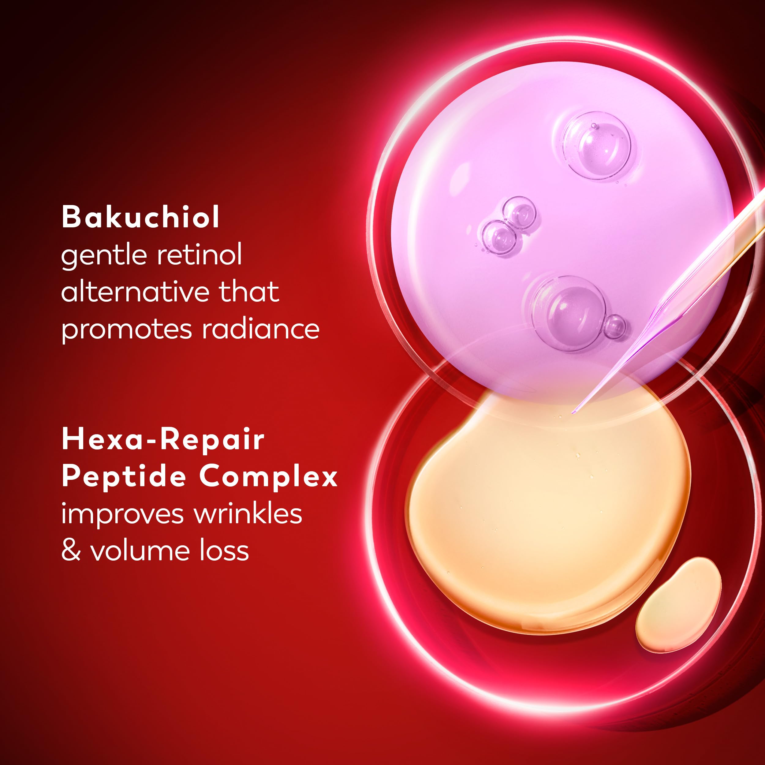 Olay bakuchiol and peptide eye cream roller applicator tip