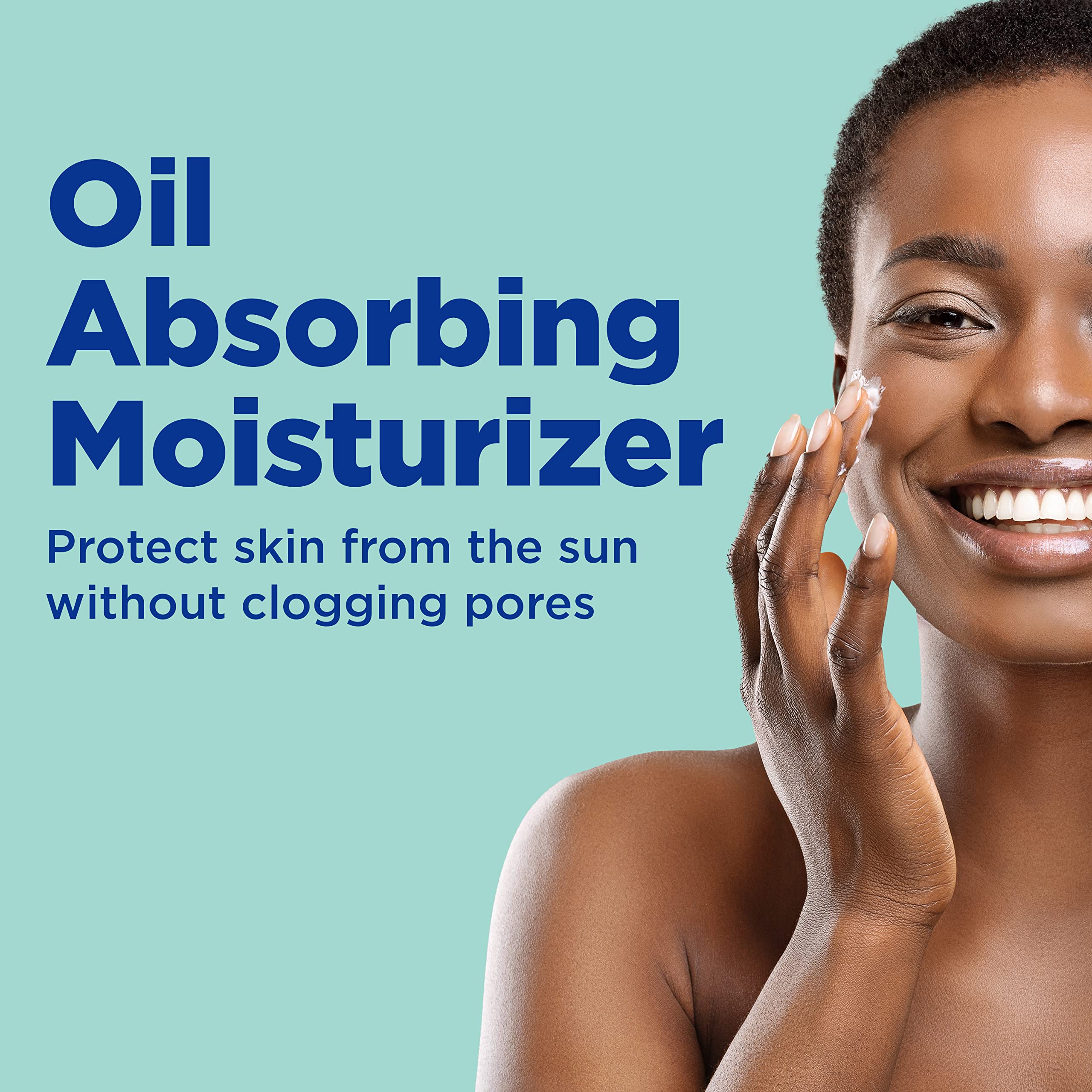 Back of Differin Oil Absorbing Moisturizer bottle showing ingredients