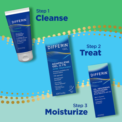 Authentic Differin Oil Absorbing Moisturizer packaging