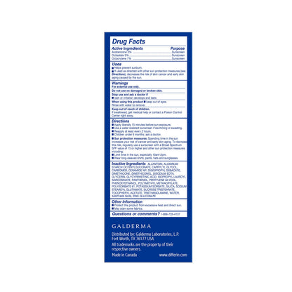 Differin facial moisturizer with SPF 30 for acne prone skin