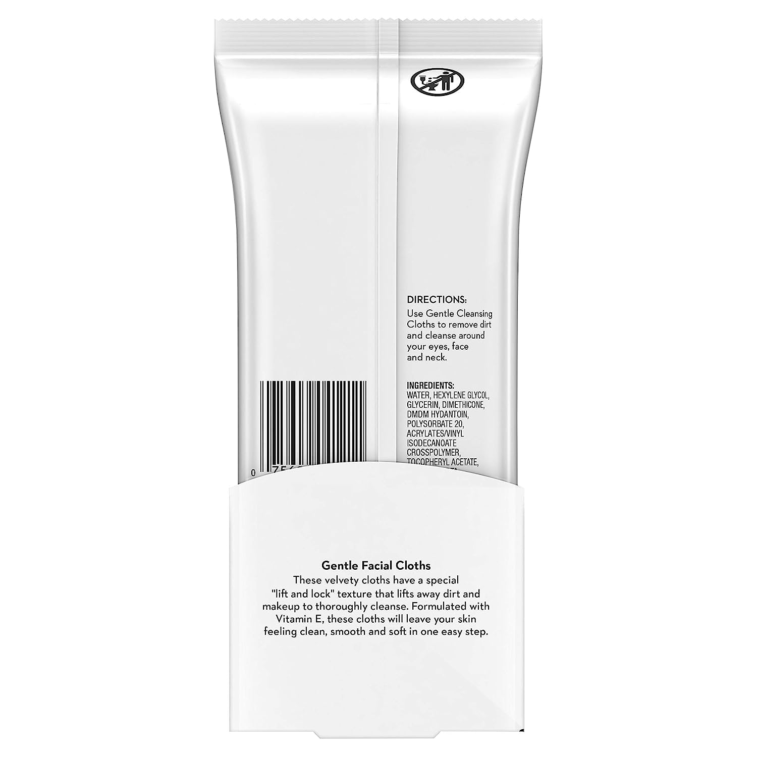 Olay facial wipes for sensitive skin pack view