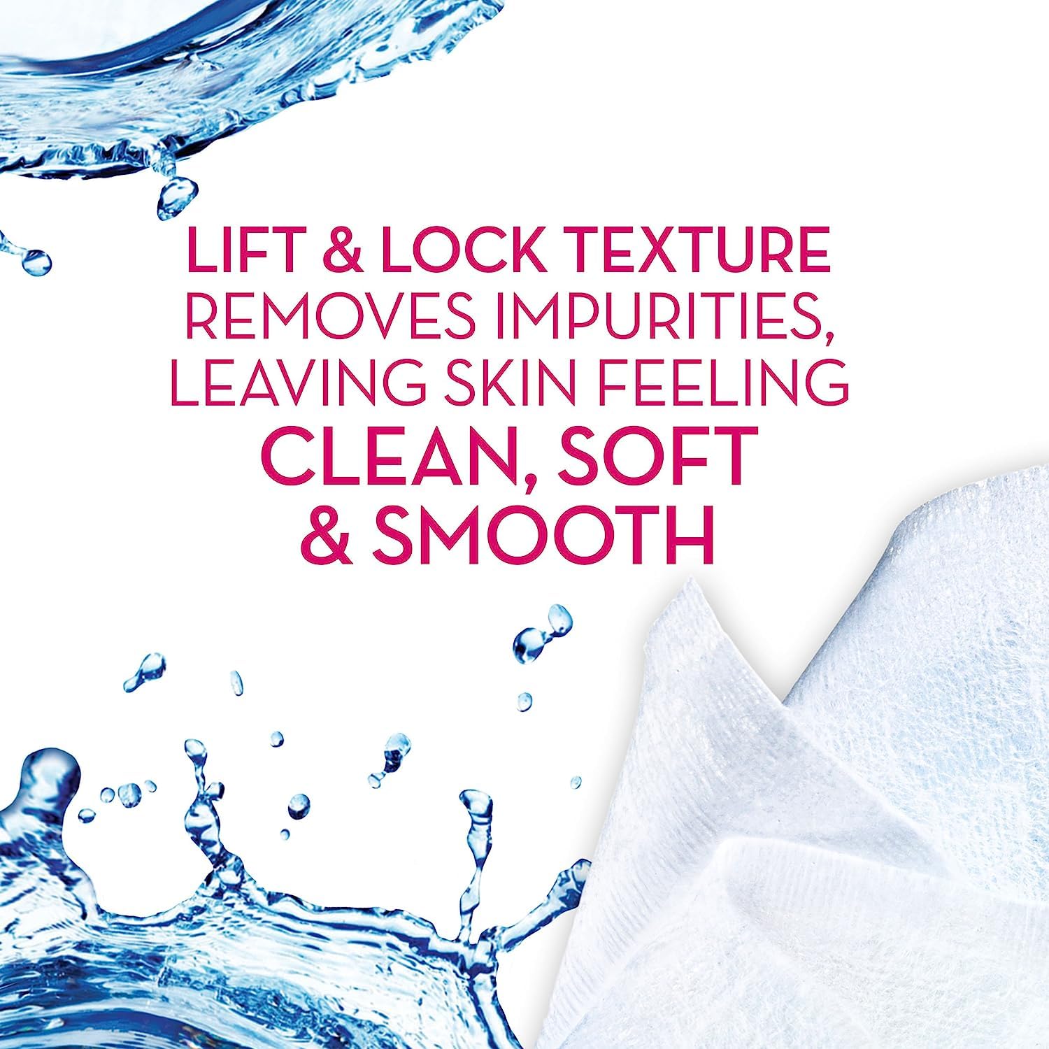 Olay cleansing cloths packaging back with details