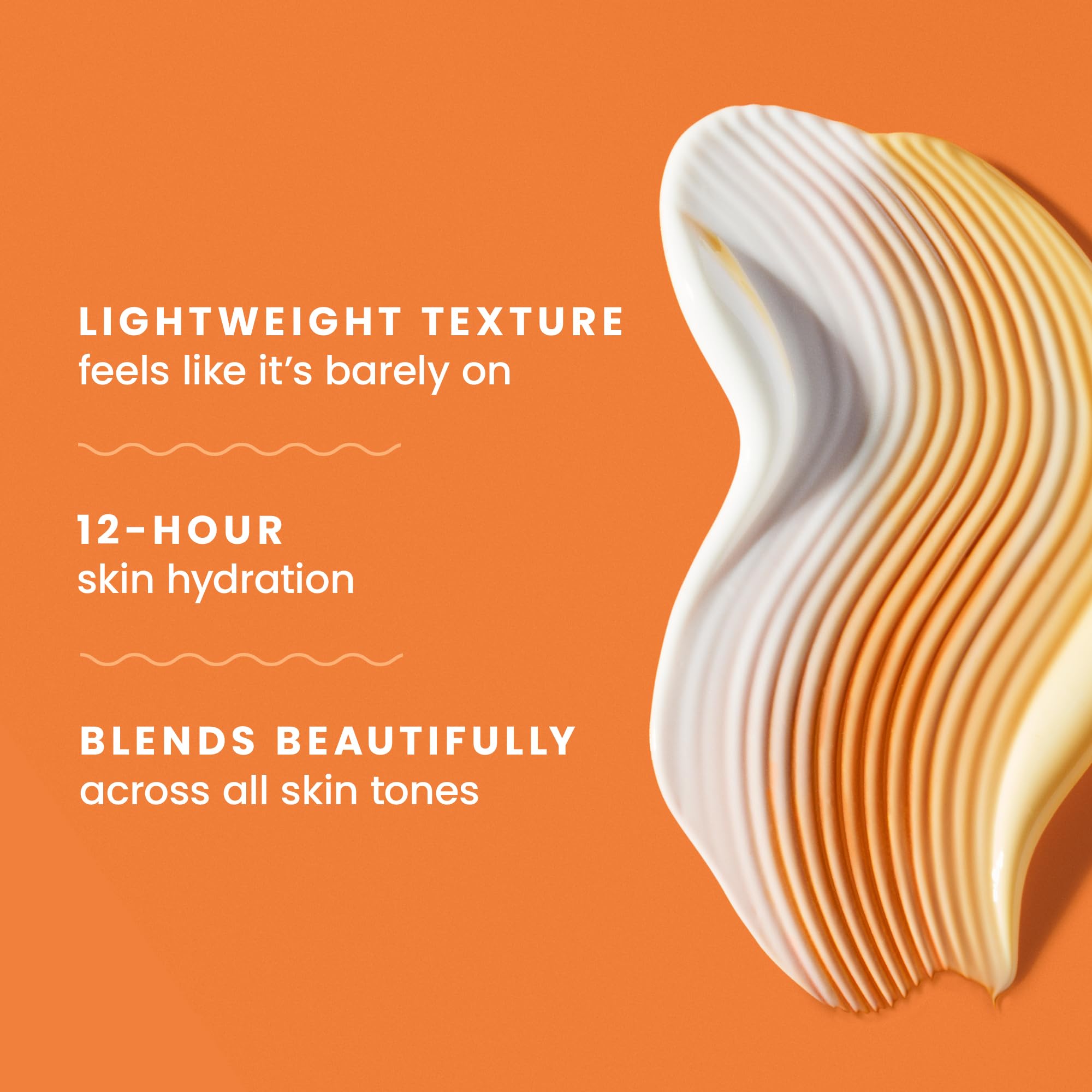 Texture swatch of Hawaiian Tropic weightless face lotion