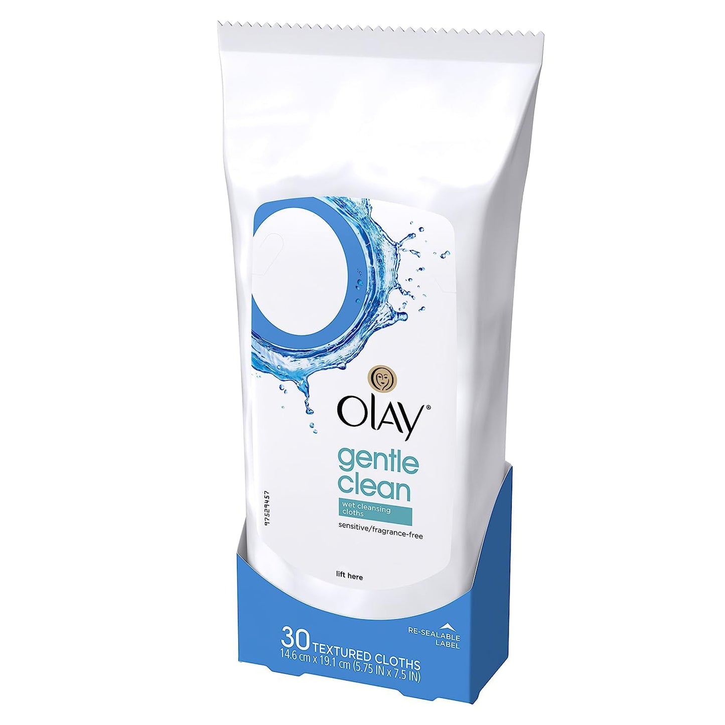Travel friendly Olay fragrance free cleansing cloths pack