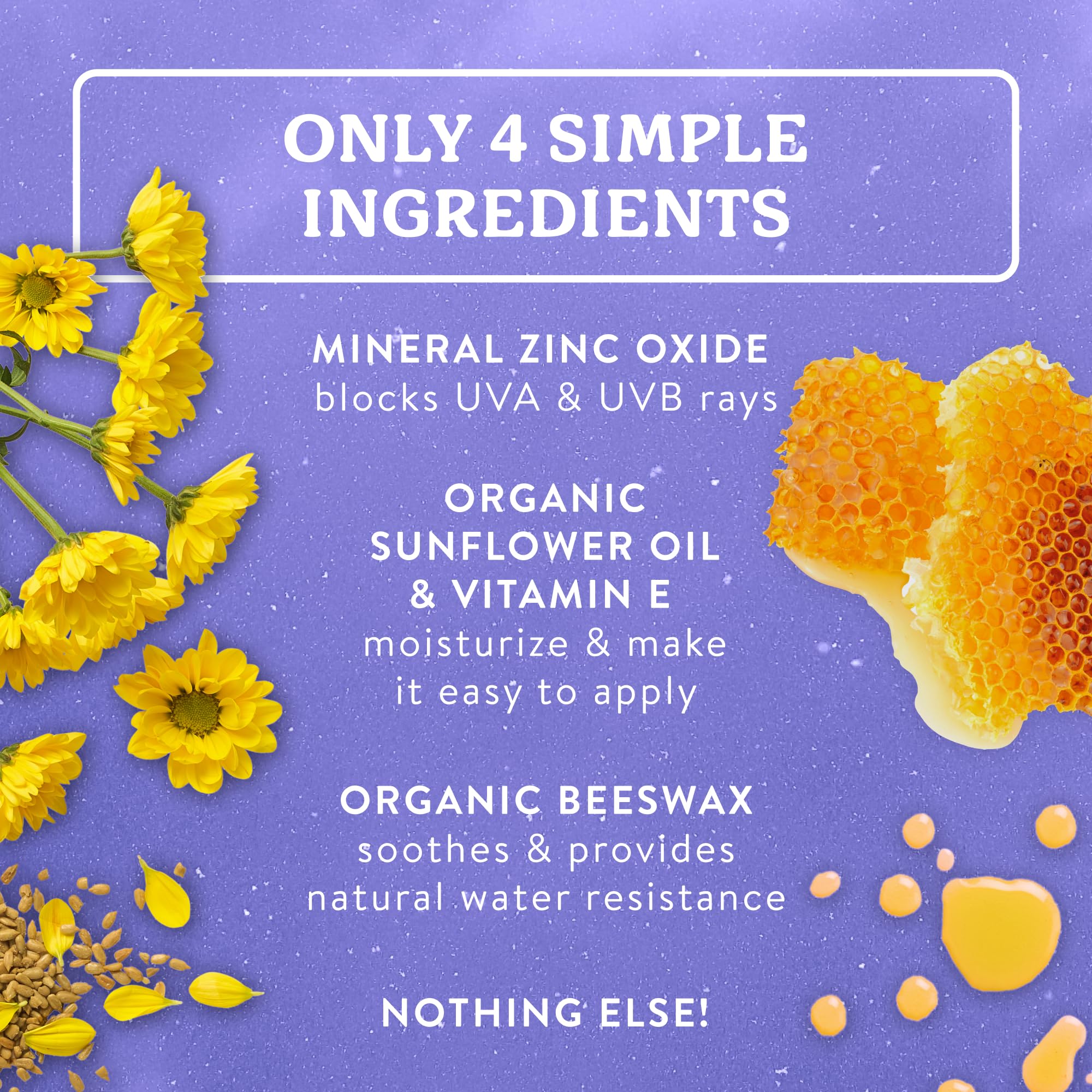 Badger mineral sunscreen organic ingredients label