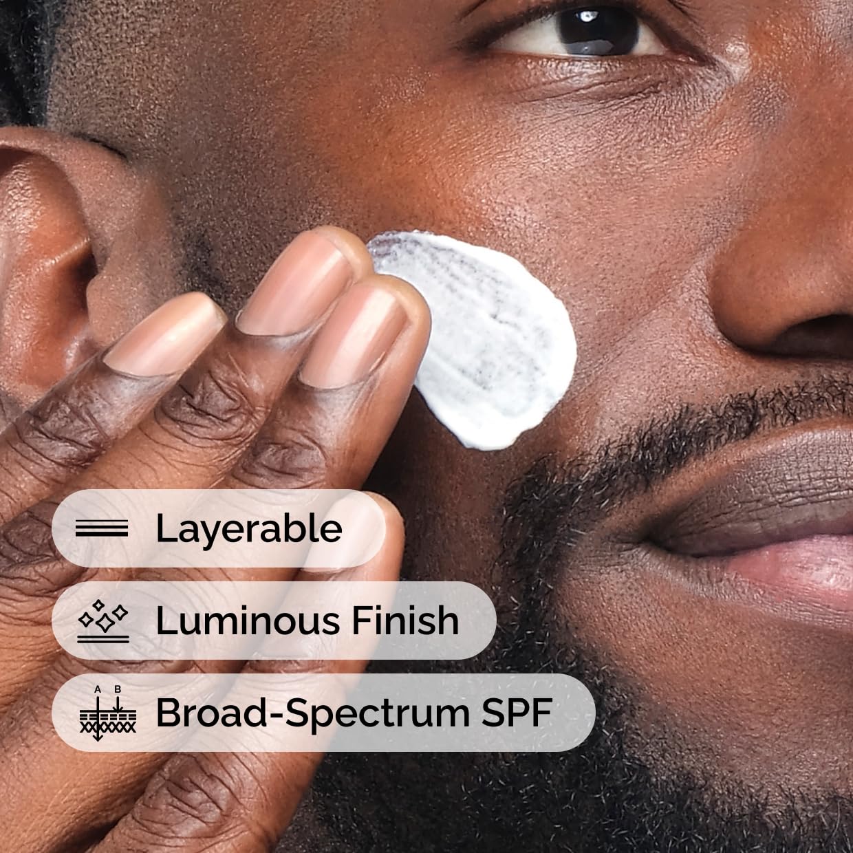 The Ordinary UV Filters serum applied on skin