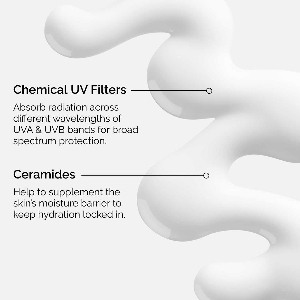 Bottle of The Ordinary SPF 45 sunscreen side profile