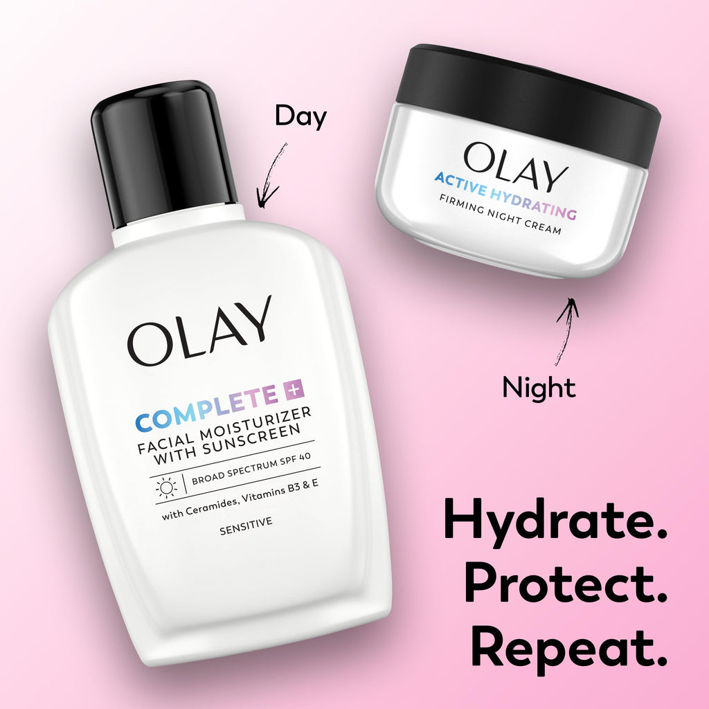 Olay anti aging night cream lifestyle product display
