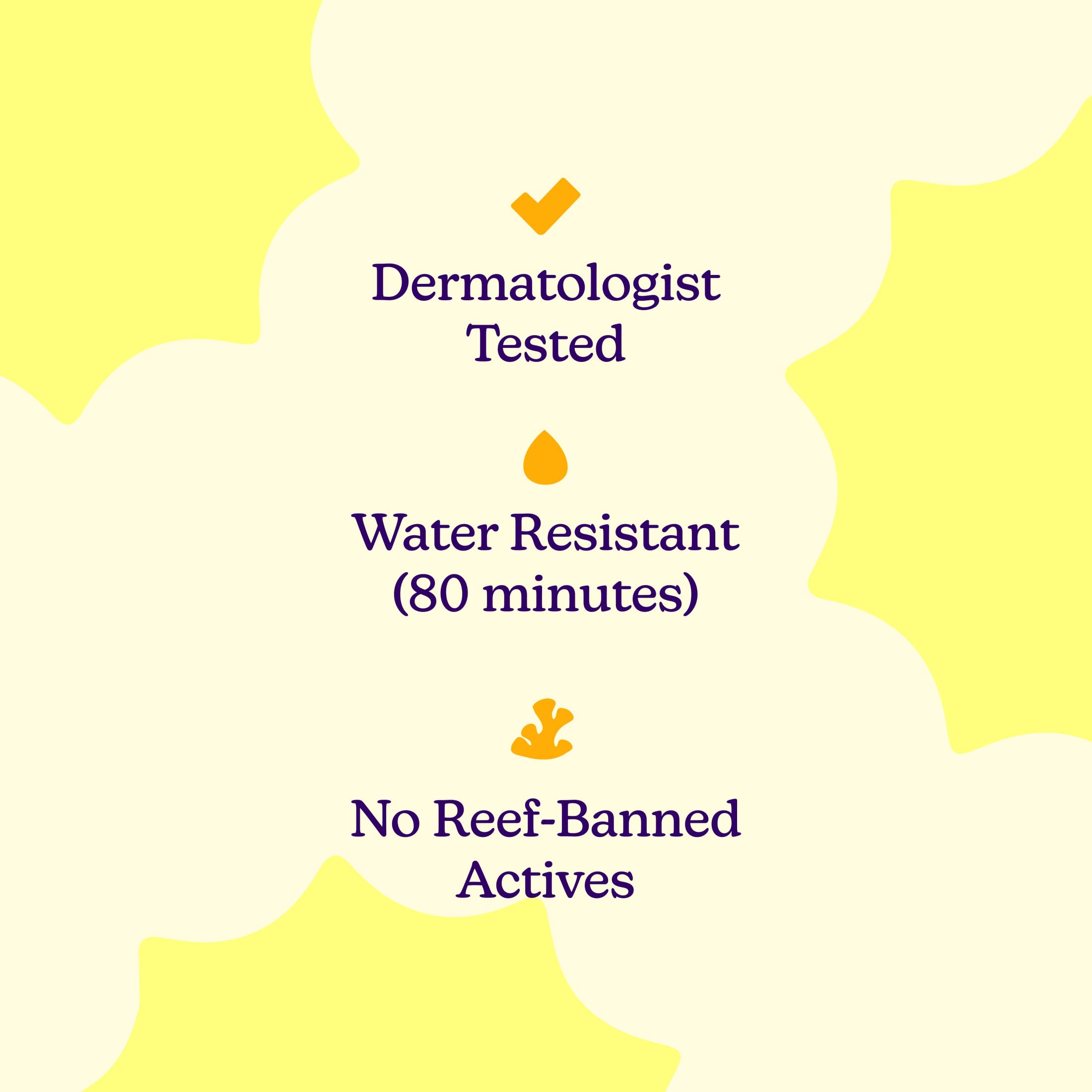 Hello Bello mineral sunscreen ingredients and features label