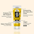 Lifestyle shot of Hello Bello sunscreen tube outdoors