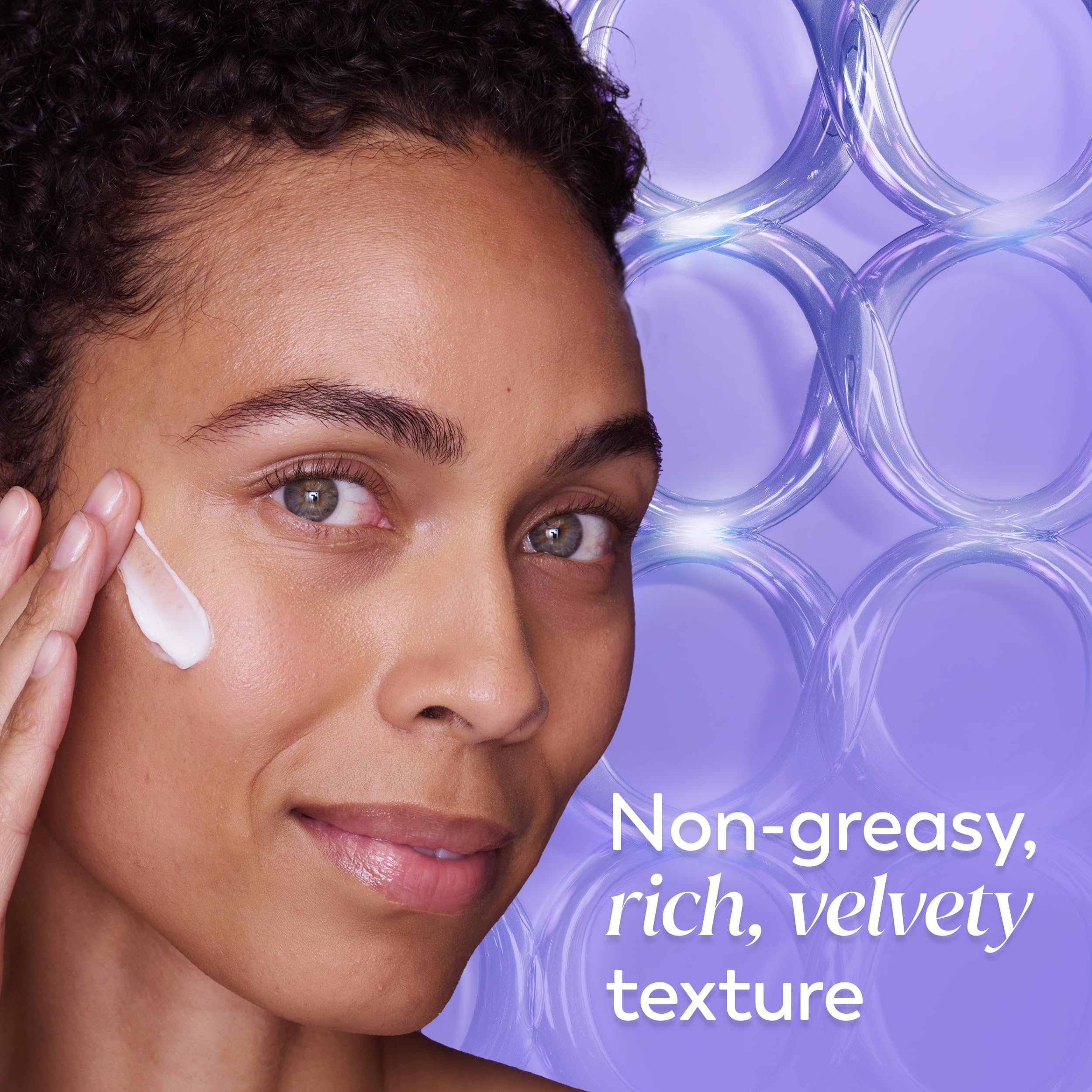 Olay Regenerist deep wrinkle correction face cream texture close up view