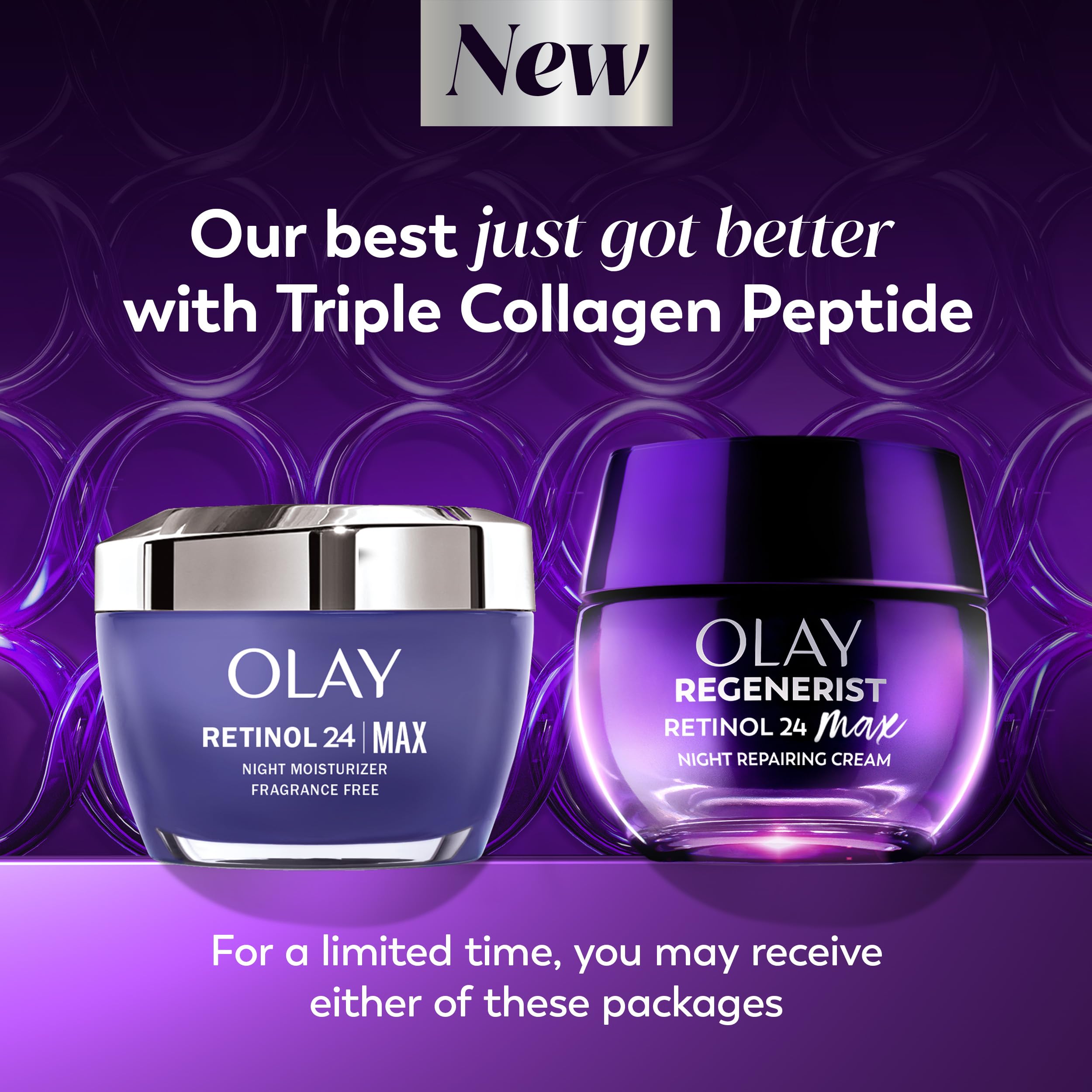 Olay Retinol 24 Max Anti Aging Face Moisturizer packaging box