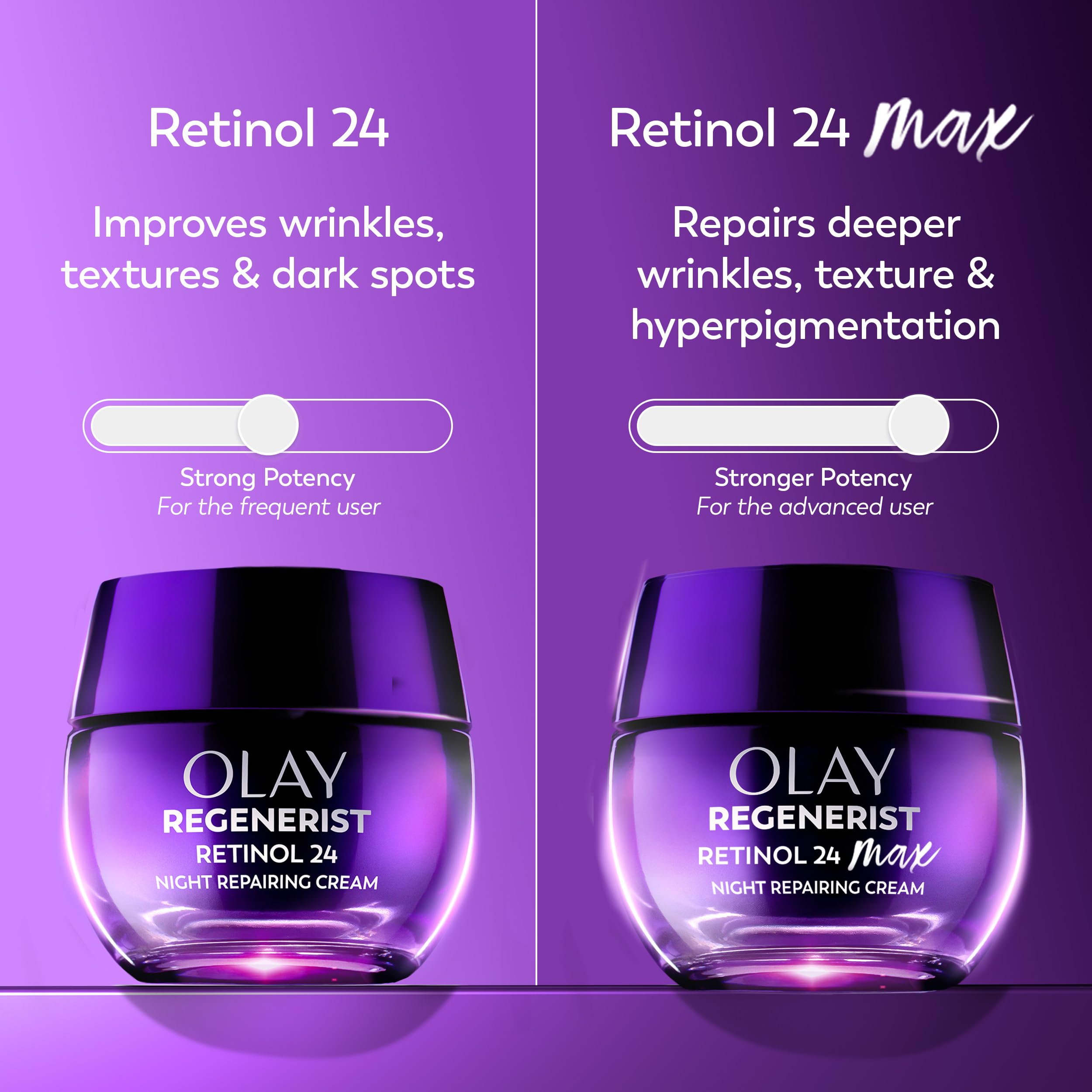 Texture shot of Olay non greasy fragrance free cream on skin