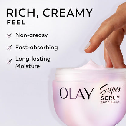 Olay sweet vanilla and soft wood scented luxury body lotion.