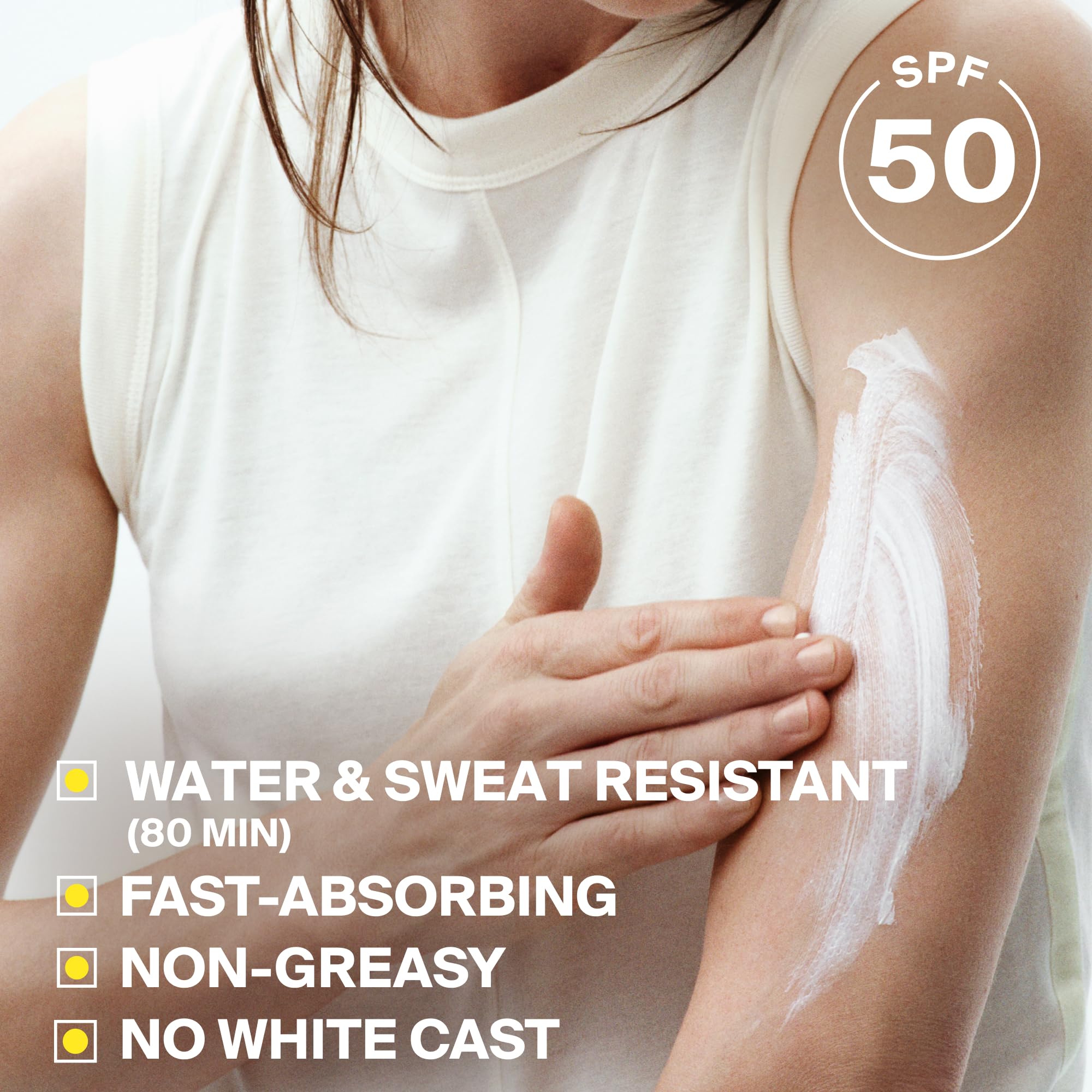 Texture application of Supergoop! Play Everyday sunscreen