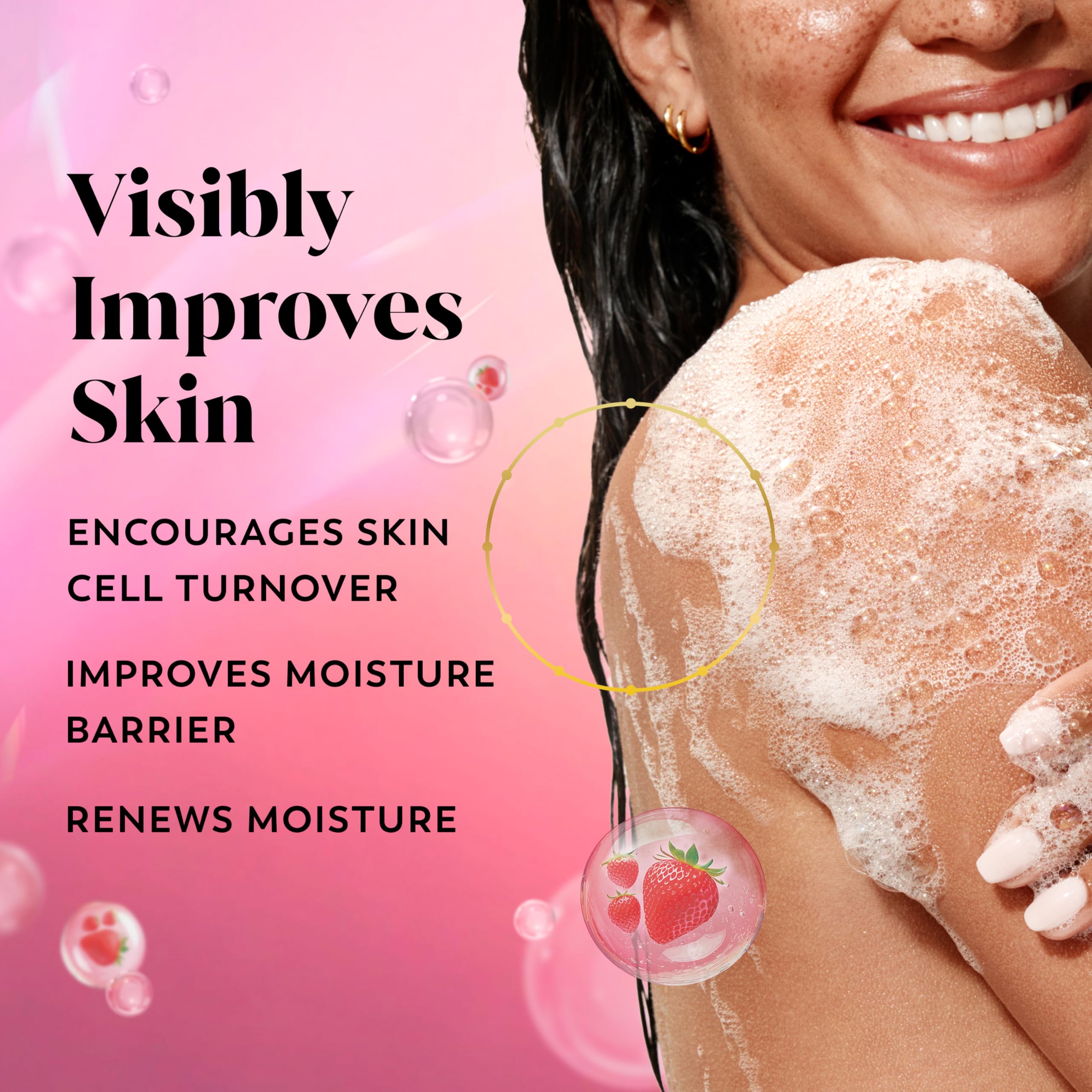 Olay Pro Hyaluronic Acid Serum Complex bottle detailing ingredient features