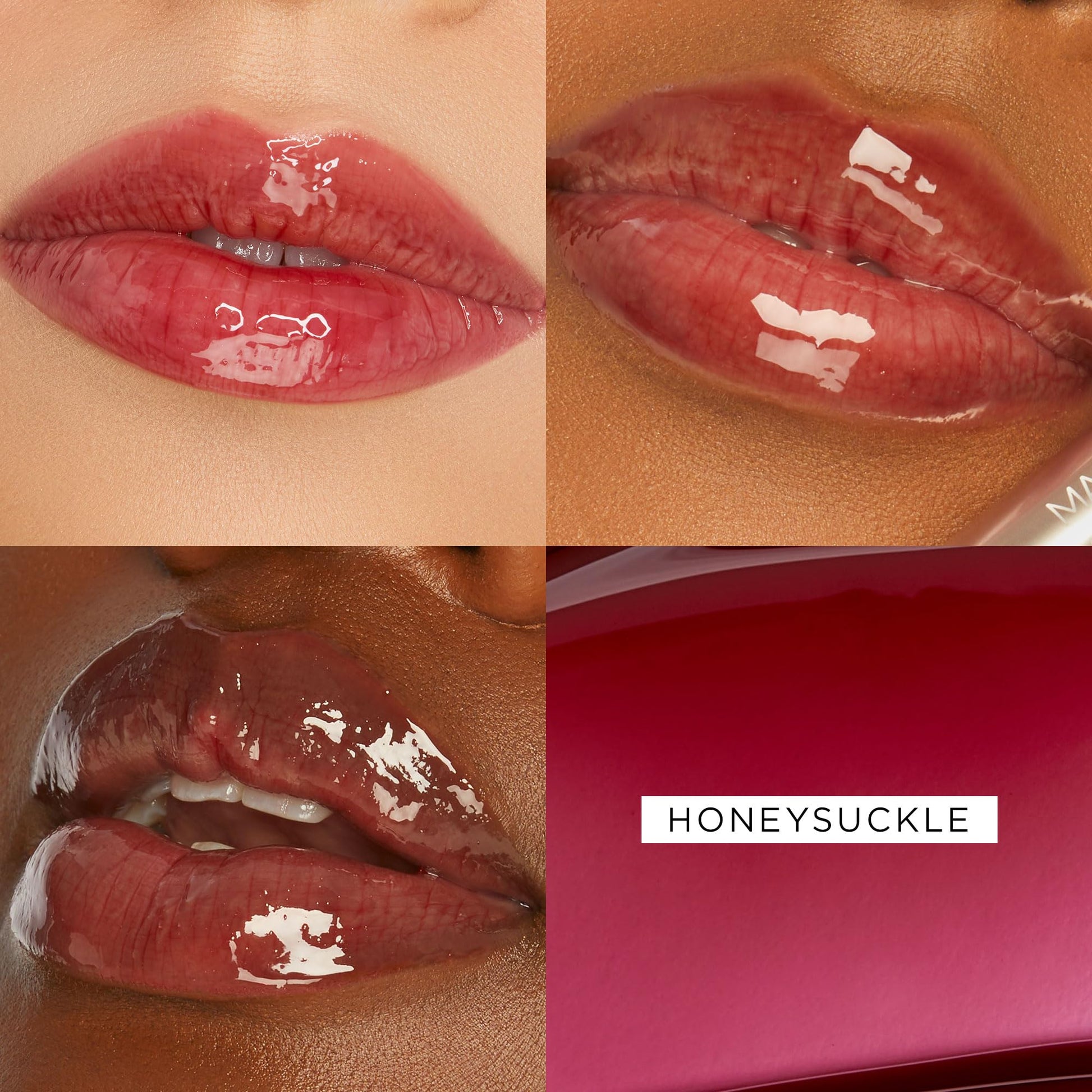Vegan volumizing lip balm packaging base showing authentic brand labels