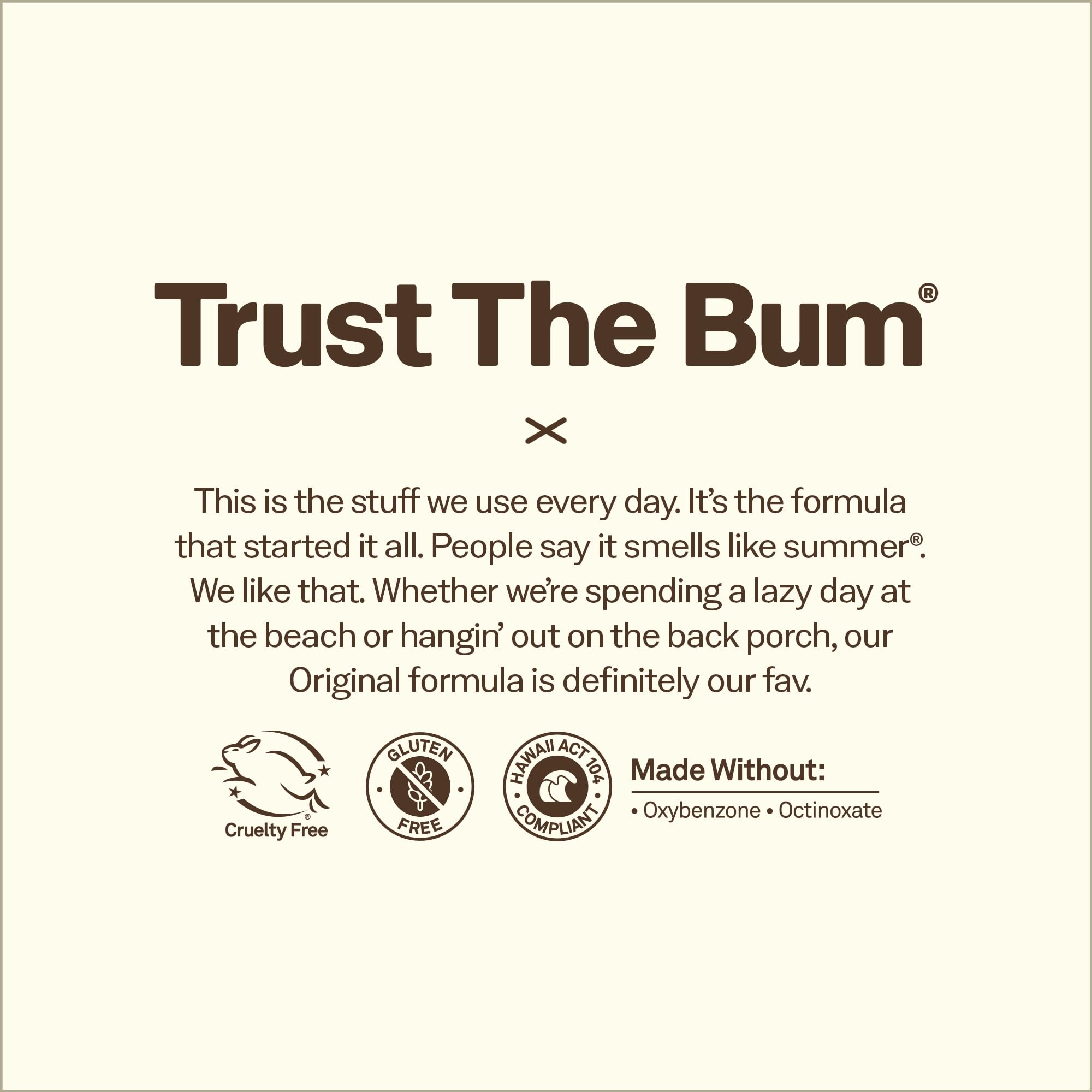 Texture of Sun Bum Original SPF 50 sunscreen lotion