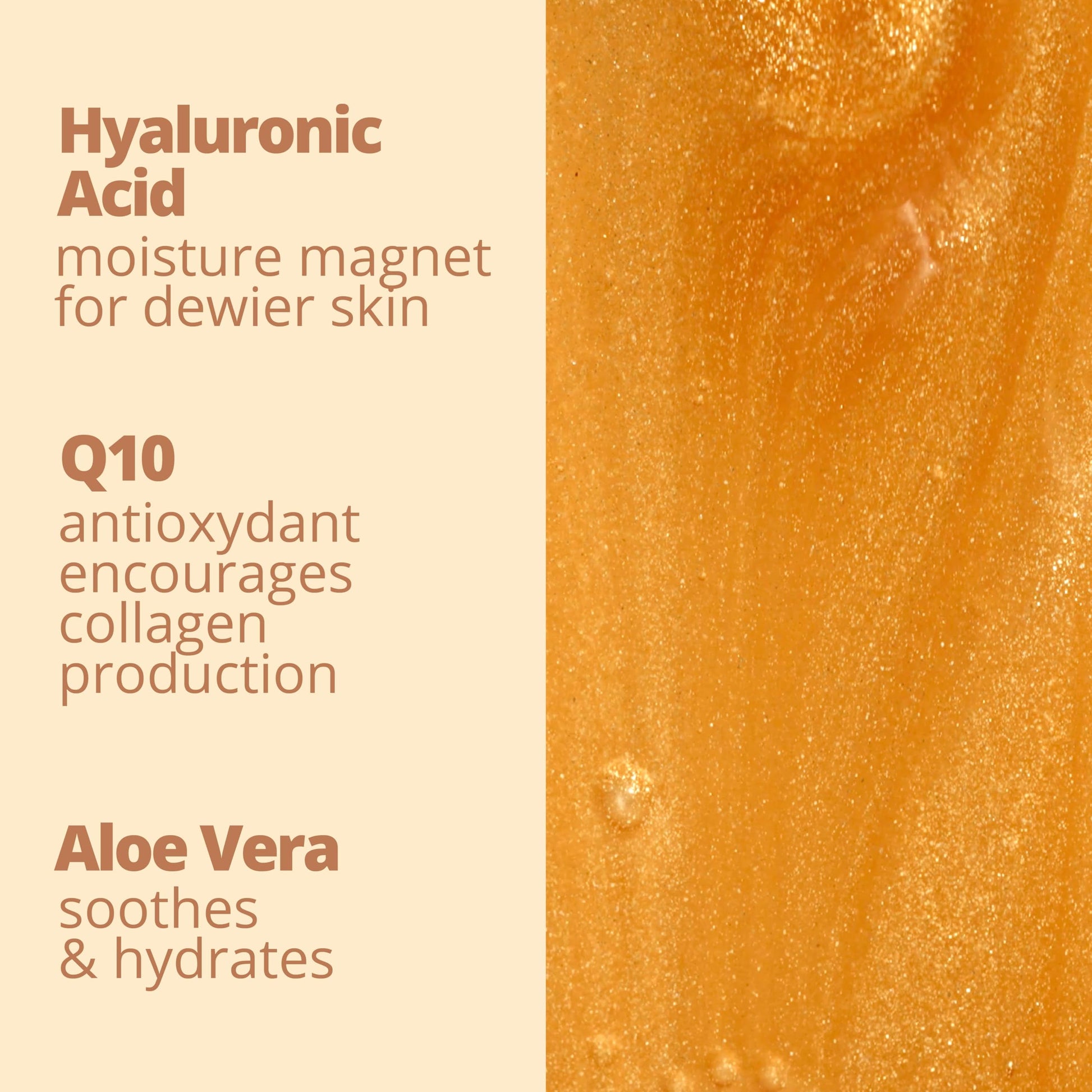 Texture shot of Skinny Tan Tan and Tone facial serum