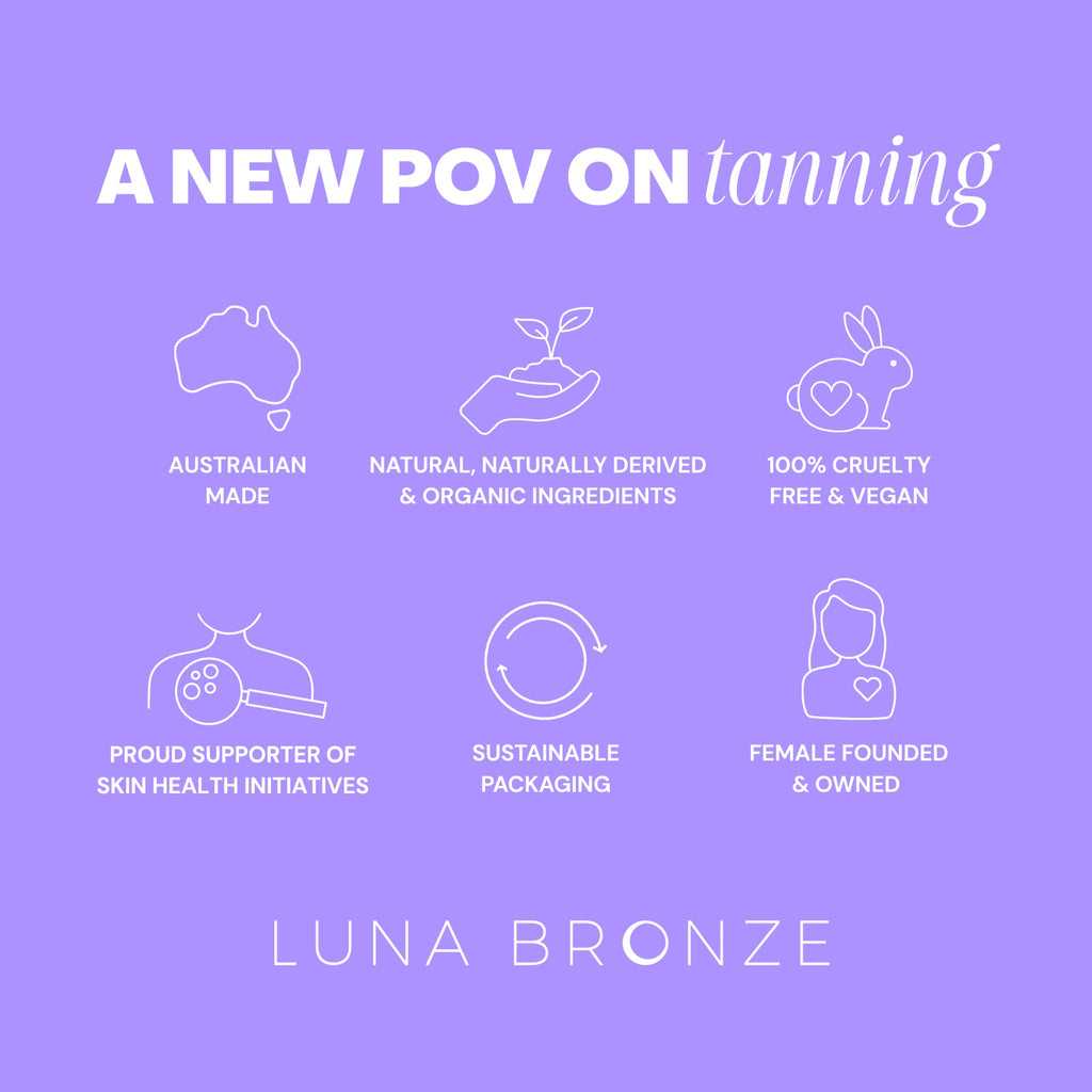 Luna Bronze Illume Tanning Water full set product presentation