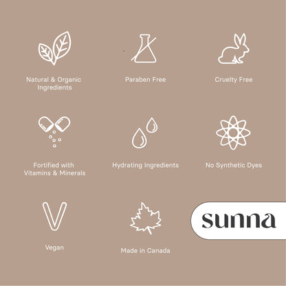 Close up of SunnaTan Face Tan Water 60 milliliter bottle