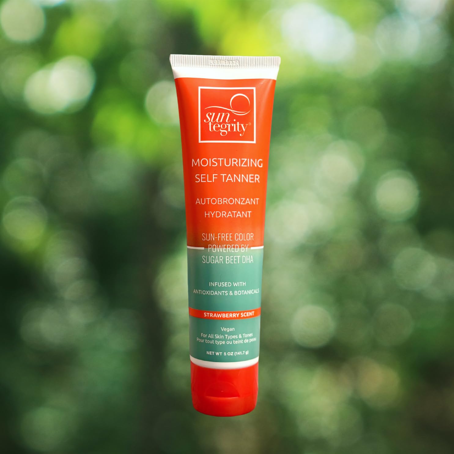 Suntegrity self-tanner botanical ingredients label