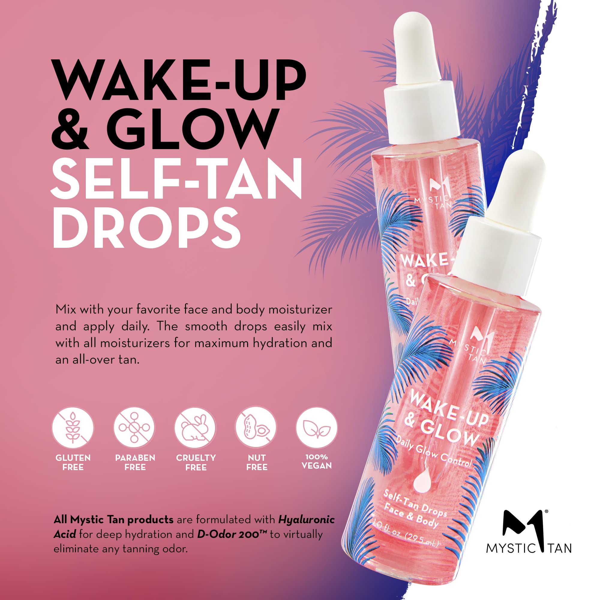 Mystic Tan glow drops for face and body 1.0 fluid ounce bottle