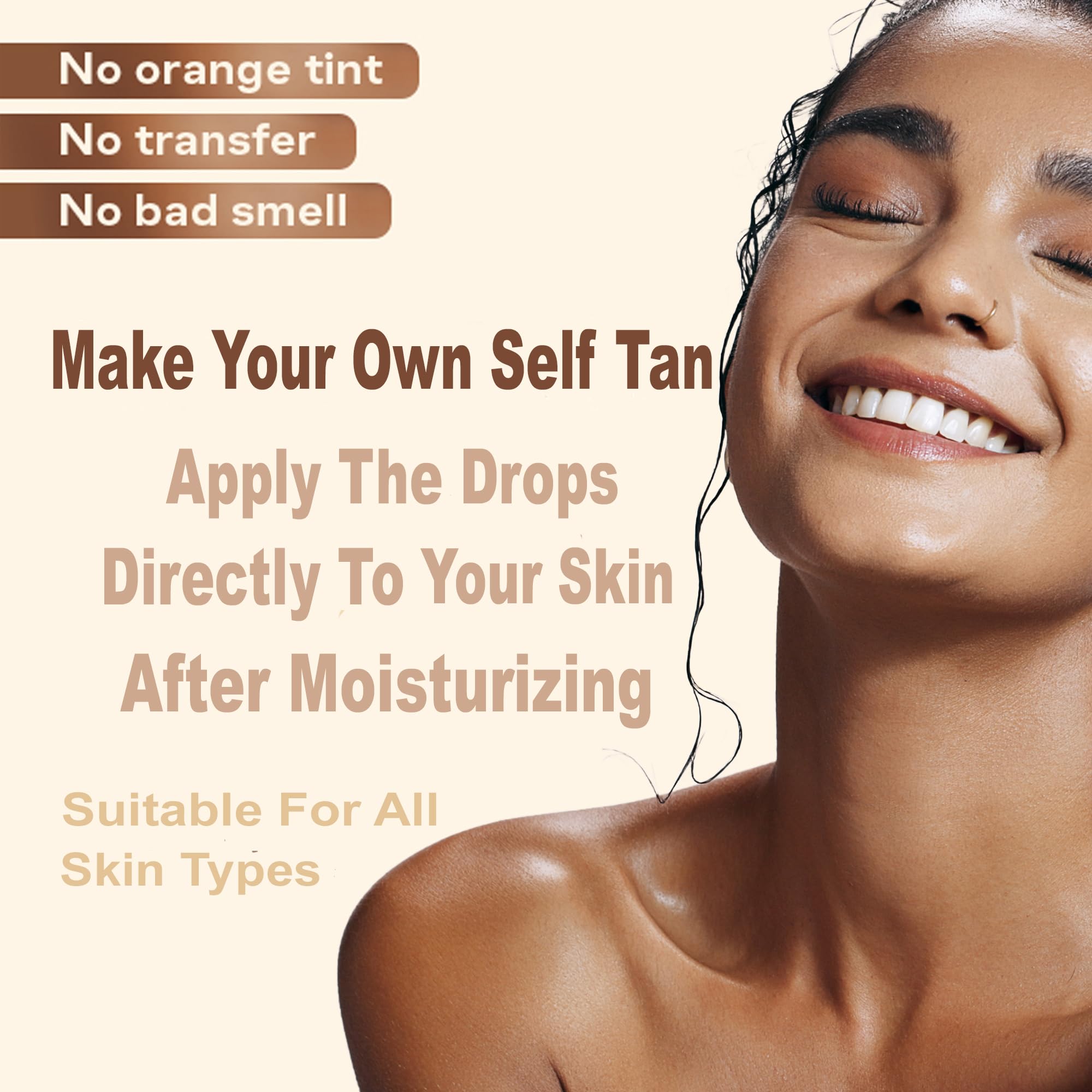 Mixing palette included in the Wonder Family tanning kit