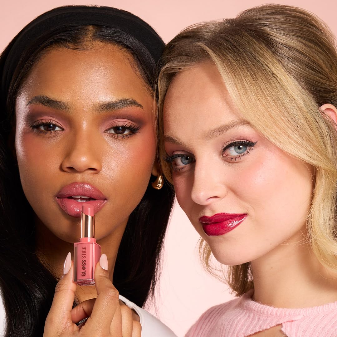 Unboxed Revolution Beauty London Pout Lip Gloss Stick next to cap
