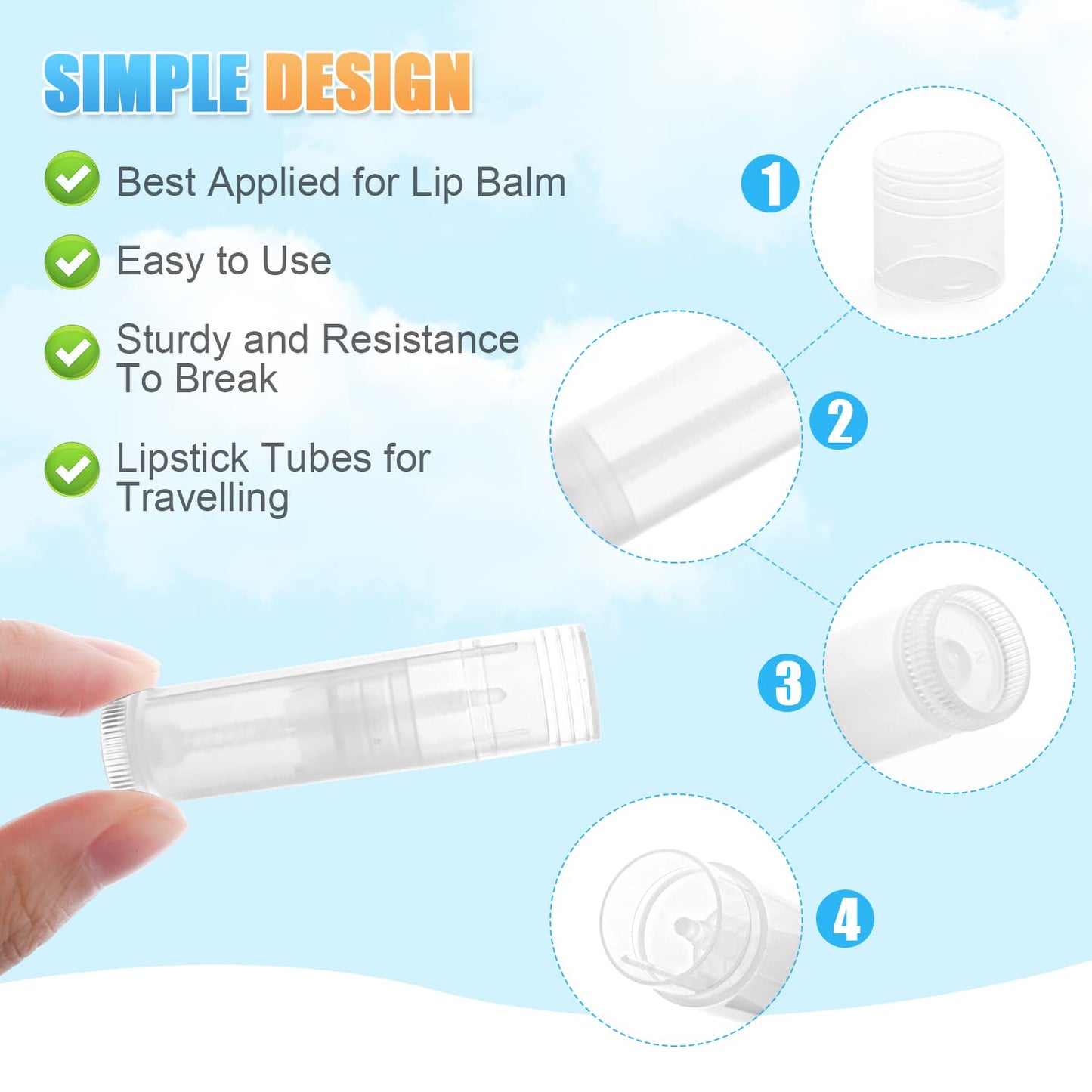 Transparent empty cosmetic containers with rotating base wheel mechanism exposed